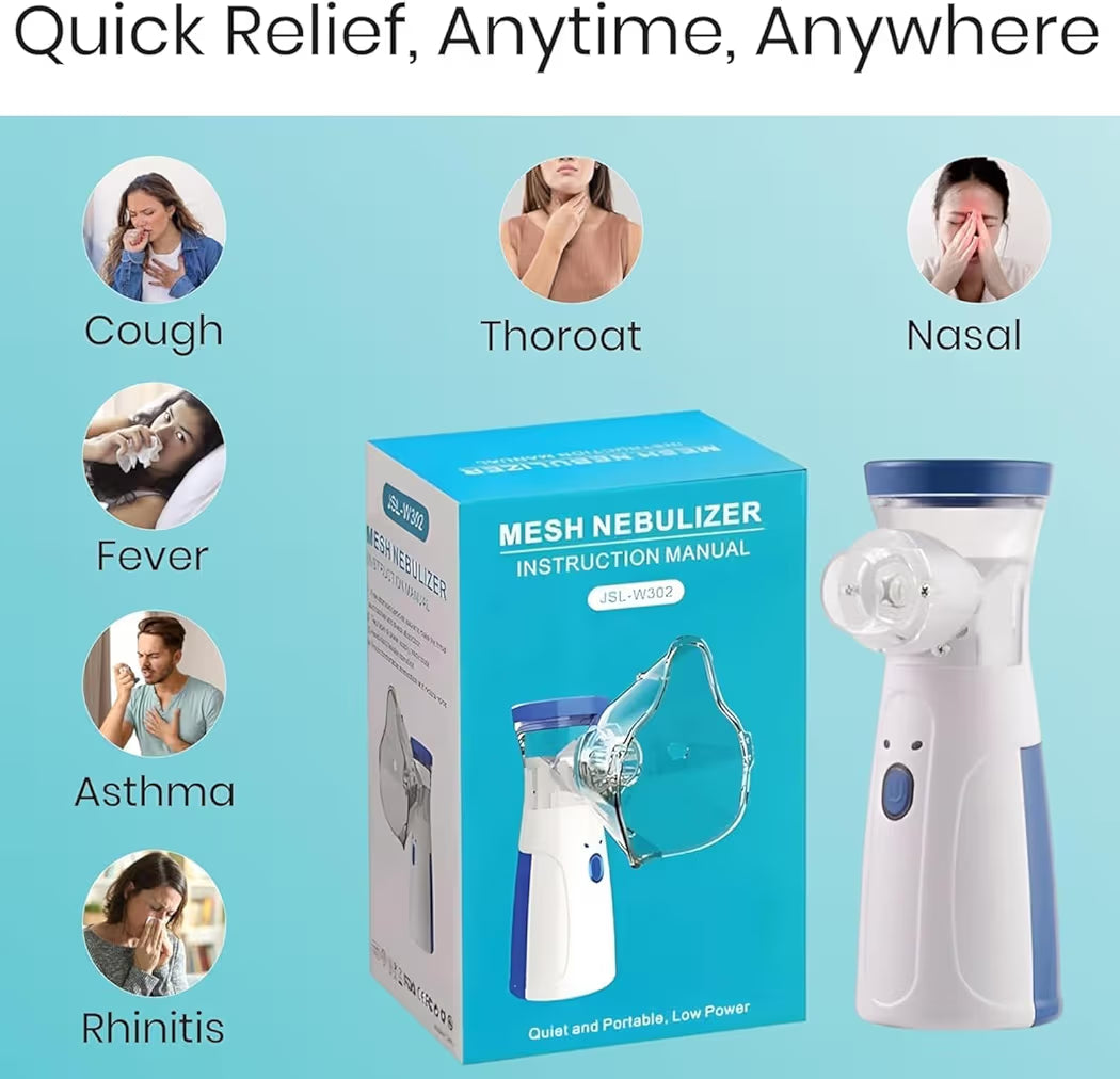 The Ultra-Silent, Pocket-Sized Mesh Nebulizer