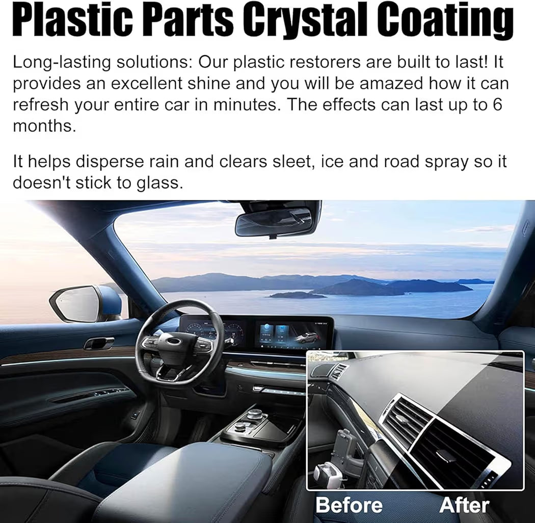 Crystal Coating for Car & Bike Plastics Parts